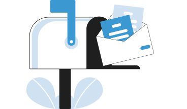 Contact mailbox illustration